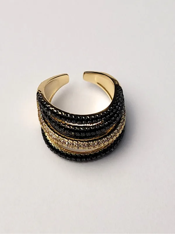 Pozlátený prsteň ku kolekcii Lakmé 2