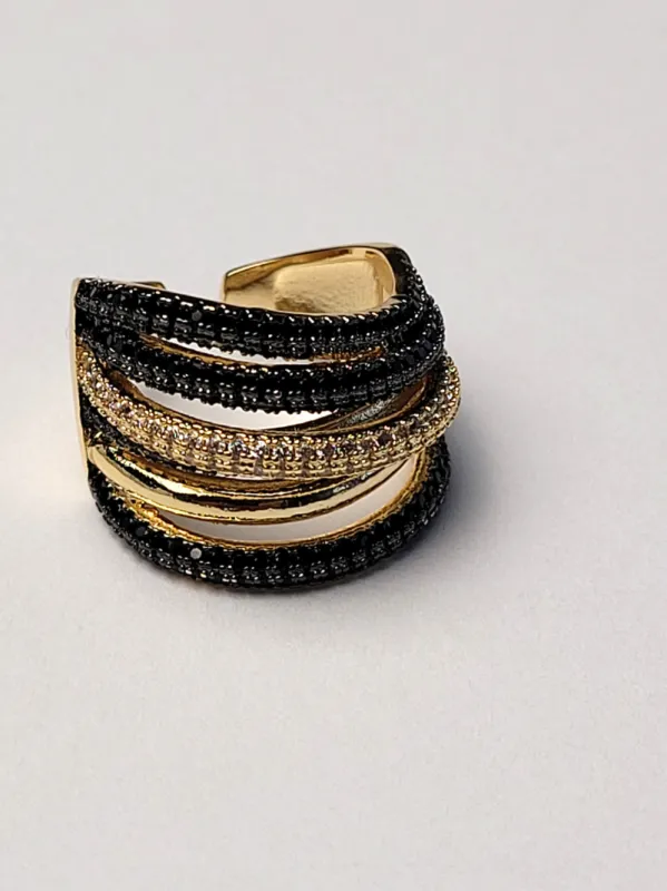 Pozlátený prsteň ku kolekcii Lakmé 3