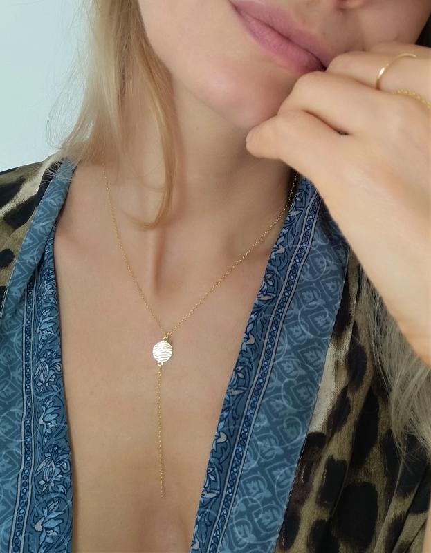 Fauna pozlátený náhrdelník