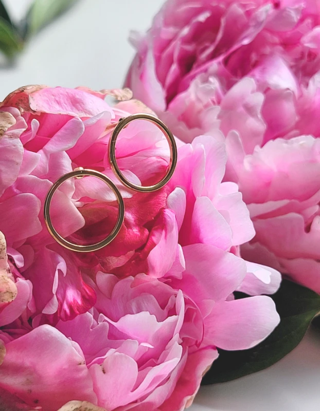 Pozlátené náušničky Leila 4